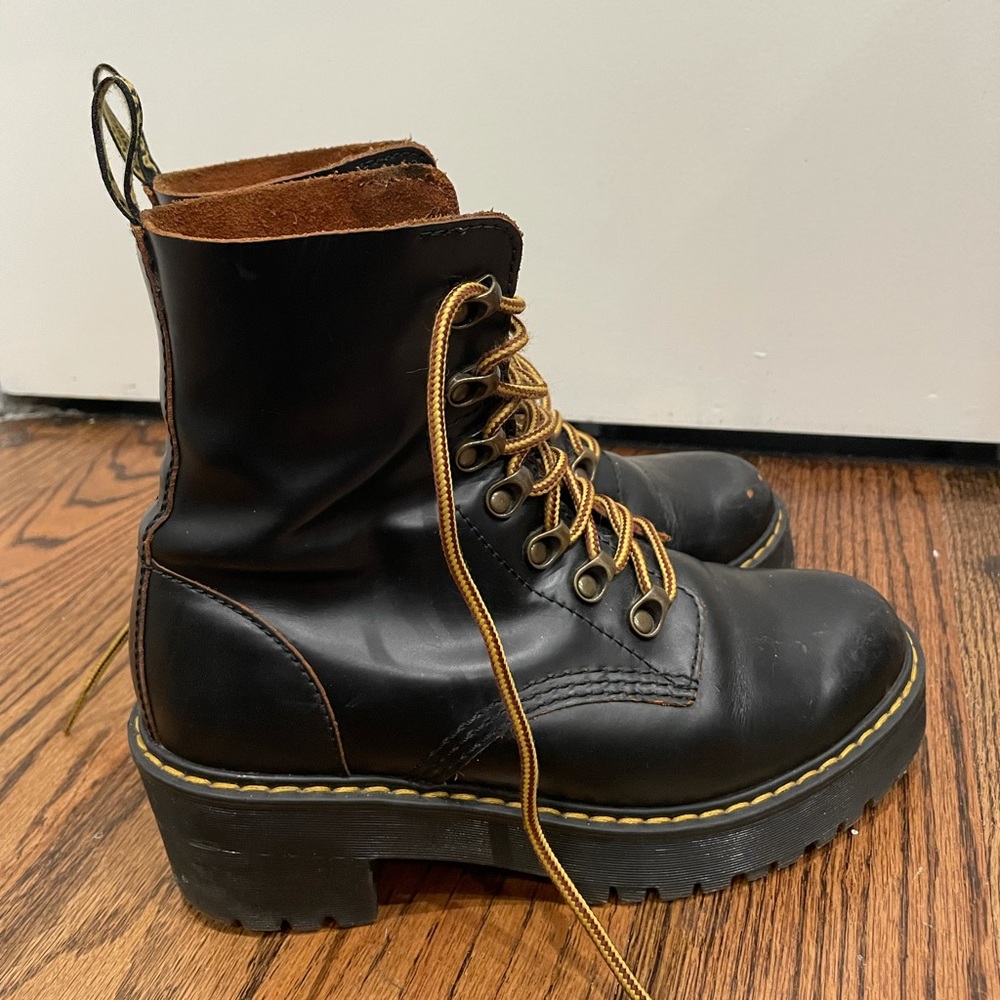 Dr Martens Leona Heeled Boots